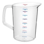 Rubbermaid® FG321800CLR Bouncer 4 Qt. Clear Polycarbonate Plastic Measuring Cup
