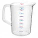 Rubbermaid® FG321800CLR Bouncer 4 Qt. Clear Polycarbonate Plastic Measuring Cup
