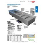 Hatco CWBP-S3SLANT Three Pan Slanted Slim Drop-In Refrigerated Cold Food Well - 120V Hatco CWBP-S3SLANT Three Pan Slanted Slim Drop-In Refrigerated Cold Food Well - 120V