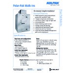 Kolpak P8-0610-CT Polar Pak 6' x 10' x 8' Indoor Walk-In Cooler with Top-Mounted Refrigeration Kolpak P8-0610-CT Polar Pak 6' x 10' x 8' Indoor Walk-In Cooler with Top-Mounted Refrigeration