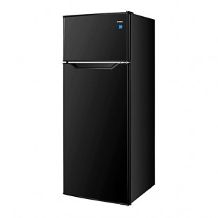Danby DPF074B2BDB-6 7.4 Cu. Ft. Top Mounted Black Solid Two Door Reach-In Refrigerator / Freezer Danby DPF074B2BDB-6 7.4 Cu. Ft. Top Mounted Black Solid Two Door Reach-In Refrigerator / Freezer