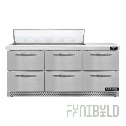 Continental Refrigerator SW72N12-FB-D 72