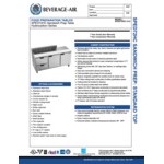 Beverage-Air SPED72HC-12-2-CL Elite Series 72