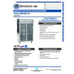 Beverage-Air HRPS2HC-1G Horizon Series 52