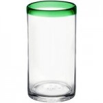 Acopa Tropic 24 oz. Martini Glass with Blue Rim and Base - 12/Case Acopa Tropic 24 oz. Martini Glass with Blue Rim and Base - 12/Case