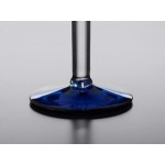 Acopa Tropic 24 oz. Martini Glass with Blue Rim and Base - 12/Case Acopa Tropic 24 oz. Martini Glass with Blue Rim and Base - 12/Case