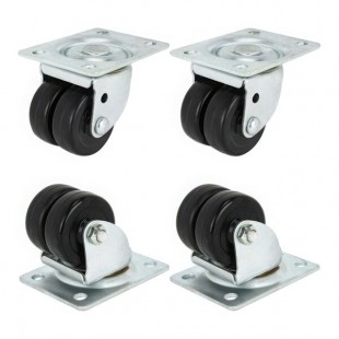 Ex-Cell Kaiser RC-IND CASTERS Coliseum Rubber Casters