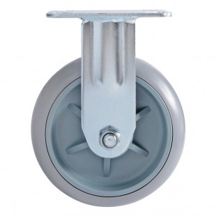 Lavex Fixed Plate Caster for Small Housekeeping Carts Lavex Fixed Plate Caster for Small Housekeeping Carts