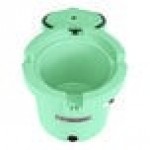 CaterGator CCG20SF Seafoam 20 Qt. Round Rotomolded Outdoor Cooler / Ice Chest