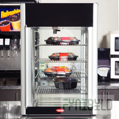 Hatco FDWD-2X Flav-R-Fresh Two Door Heated Display Cabinet with Humidity Control and Multi-Purpose Rack - 120V, 1420W