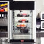 Hatco FDWD-2X Flav-R-Fresh Two Door Heated Display Cabinet with Humidity Control and Multi-Purpose Rack - 120V, 1420W