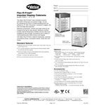 Hatco FDWD-2X Flav-R-Fresh Two Door Heated Display Cabinet with Humidity Control and Multi-Purpose Rack - 120V, 1420W