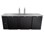 Continental Refrigerator KC90N Double Tap Kegerator Beer Dispenser - Black, (4) 1/2 Keg Capacity Continental Refrigerator KC90N Double Tap Kegerator Beer Dispenser - Black, (4) 1/2 Keg Capacity
