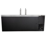 Continental Refrigerator KC90N Double Tap Kegerator Beer Dispenser - Black, (4) 1/2 Keg Capacity Continental Refrigerator KC90N Double Tap Kegerator Beer Dispenser - Black, (4) 1/2 Keg Capacity