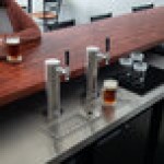 Continental Refrigerator KC90N Double Tap Kegerator Beer Dispenser - Black, (4) 1/2 Keg Capacity Continental Refrigerator KC90N Double Tap Kegerator Beer Dispenser - Black, (4) 1/2 Keg Capacity