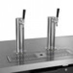 Continental Refrigerator KC90N Double Tap Kegerator Beer Dispenser - Black, (4) 1/2 Keg Capacity Continental Refrigerator KC90N Double Tap Kegerator Beer Dispenser - Black, (4) 1/2 Keg Capacity