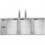 Continental Refrigerator KC90N Double Tap Kegerator Beer Dispenser - Black, (4) 1/2 Keg Capacity Continental Refrigerator KC90N Double Tap Kegerator Beer Dispenser - Black, (4) 1/2 Keg Capacity