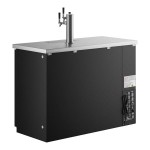Avantco UDD-48-HC Triple Tap Kegerator Beer Dispenser - Black, (2) 1/2 Keg Capacity