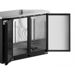 Avantco UDD-48-HC Triple Tap Kegerator Beer Dispenser - Black, (2) 1/2 Keg Capacity