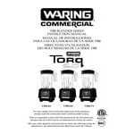 Waring TBB145 Torq 2.0 Blender with Toggle Controls, and 48 oz. Copolyester Container - 120V