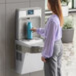 Zurn Elkay LZS8WSSP Stainless Steel 8 GPH Filtered Bottle Filling Station with Touchless Sensor Activation - 115V - Chilled Zurn Elkay LZS8WSSP Stainless Steel 8 GPH Filtered Bottle Filling Station with Touchless Sensor Activation - 115V - Chilled