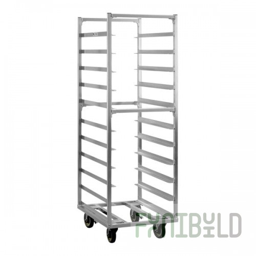 New Age 11 Pan Heavy-Duty Aluminum Roll-In Refrigerator / Proofer Rack 1337