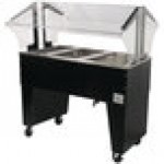 Advance Tabco B3-CPU-B Three Well Everyday Buffet Ice-Cooled Table with Open Base - Open Well Advance Tabco B3-CPU-B Three Well Everyday Buffet Ice-Cooled Table with Open Base - Open Well