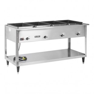 Vollrath 38204 ServeWell® SL Electric Four Pan Hot Food Table 120V - Sealed Well