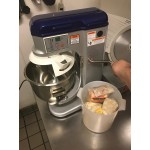 Vollrath 40758 30 Qt. Planetary Floor Mixer with Guard & Standard Accessories - 120V, 1 hp