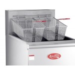 Avantco FF100 Liquid Propane 70-100 lb. Stainless Steel Tube Floor Fryer - 150,000 BTU Avantco FF100 Liquid Propane 70-100 lb. Stainless Steel Tube Floor Fryer - 150,000 BTU