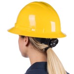 Cordova Duo Safety Yellow Full-Brim Style Hard Hat with 6-Point Ratchet Suspension