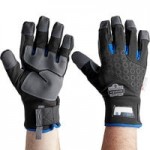Ergodyne 17394 ProFlex 818WP Orange Thermal Waterproof Work Gloves with Tena-Grip - Large - Pair