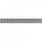 Quantum Gray Long Divider for DG92080 Dividable Grid Container - 6/Pack Quantum Gray Long Divider for DG92080 Dividable Grid Container - 6/Pack