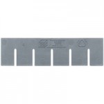 Quantum Gray Long Divider for DG92080 Dividable Grid Container - 6/Pack Quantum Gray Long Divider for DG92080 Dividable Grid Container - 6/Pack