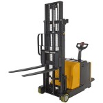 Vestil 2,000 lb. Counter-Balanced Powered Fork Lift Stacker with 8 3/8
