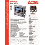 Optima Weighing Systems OP-915SS-10-10-60 60 lb. Stainless Steel Washdown Bench Scale with 10 Optima Weighing Systems OP-915SS-10-10-60 60 lb. Stainless Steel Washdown Bench Scale with 10