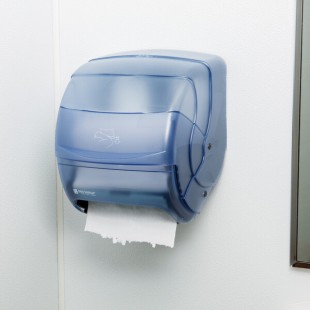 San Jamar T850TBL Integra Roll Towel Dispenser - Arctic Blue San Jamar T850TBL Integra Roll Towel Dispenser - Arctic Blue