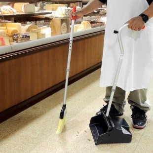 Unger EDTBR Restroom Angled Lobby Broom with Telescopic 36 Unger EDTBR Restroom Angled Lobby Broom with Telescopic 36