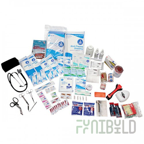 Kemp USA 10-160-E 250-Piece Medical Supply Pack E for Kemp USA EMS Gear Bags