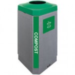 Busch Systems Octo 104453 32 Gallon LDPE Decorative Indoor Organics Receptacle Busch Systems Octo 104453 32 Gallon LDPE Decorative Indoor Organics Receptacle