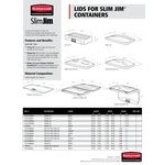 Rubbermaid® Slim Jim 64 Qt. / 16 Gallon Green Rectangular Trash Can with 2 Hole Lid Rubbermaid® Slim Jim 64 Qt. / 16 Gallon Green Rectangular Trash Can with 2 Hole Lid