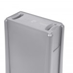 Rubbermaid® FG354060GRAY 92 Qt. / 23 Gallon Slim Jim Gray Rectangular Trash Can