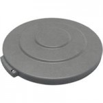 Carlisle 84101023 Bronco 10 Gallon Gray Round Trash Can
