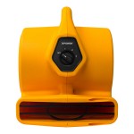 XPOWER P-130A Yellow 3-Speed Compact Air Mover with CFCI Power Outlets - 1/5 hp XPOWER P-130A Yellow 3-Speed Compact Air Mover with CFCI Power Outlets - 1/5 hp
