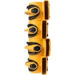XPOWER P-130A Yellow 3-Speed Compact Air Mover with CFCI Power Outlets - 1/5 hp XPOWER P-130A Yellow 3-Speed Compact Air Mover with CFCI Power Outlets - 1/5 hp