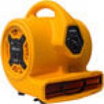 XPOWER P-130A Yellow 3-Speed Compact Air Mover with CFCI Power Outlets - 1/5 hp XPOWER P-130A Yellow 3-Speed Compact Air Mover with CFCI Power Outlets - 1/5 hp