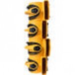 XPOWER P-130A Yellow 3-Speed Compact Air Mover with CFCI Power Outlets - 1/5 hp XPOWER P-130A Yellow 3-Speed Compact Air Mover with CFCI Power Outlets - 1/5 hp