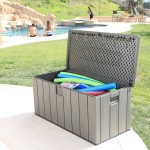 Lifetime 60215 Rough Cut Textured 150 Gallon Outdoor Storage Box Lifetime 60215 Rough Cut Textured 150 Gallon Outdoor Storage Box