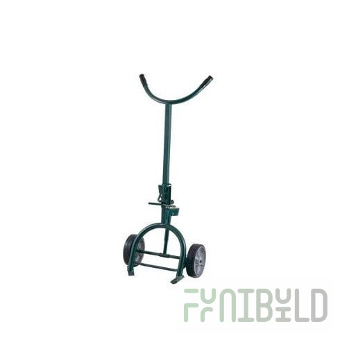 Harper 1,200 lb. Drum Truck with Spring Loaded Swing Axle and 10