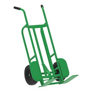 Valley Craft EZY-Tilt 1,000 lb. Steel Mini Pallet Truck with Pneumatic Wheels F84738A8